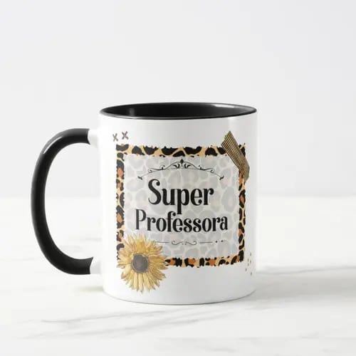 Caneca Personalizada Feminina Presente Super Professora