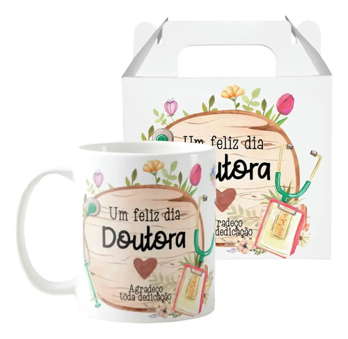 Caneca Presente Personalizado Para Dia Do Médico