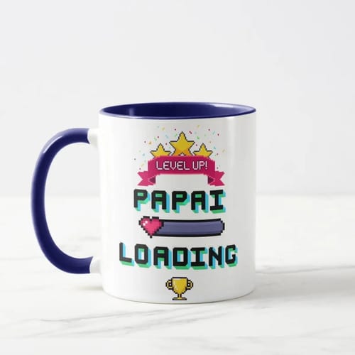 Caneca Personalizada Revelação De Gravidez Papai Loading