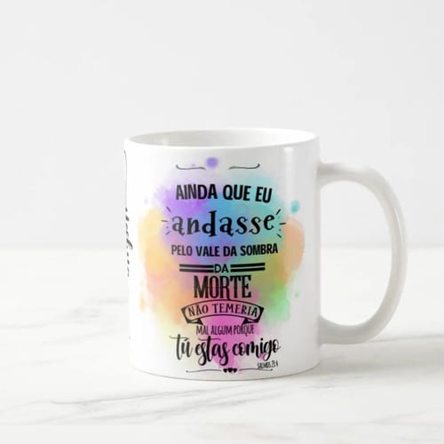 Caneca Evangélica Jesus Leão De Judá Yeshua Salmo 23:4