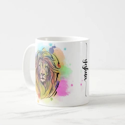 Caneca Evangélica Jesus Leão De Judá Yeshua Salmo 23:4