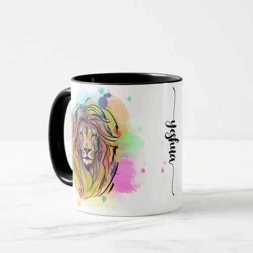 Caneca Gospel Jesus Leão De Judá Yeshua Salmo 23:4