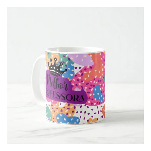 Caneca Da Professora Melhor Professora Do Mundo - Presente