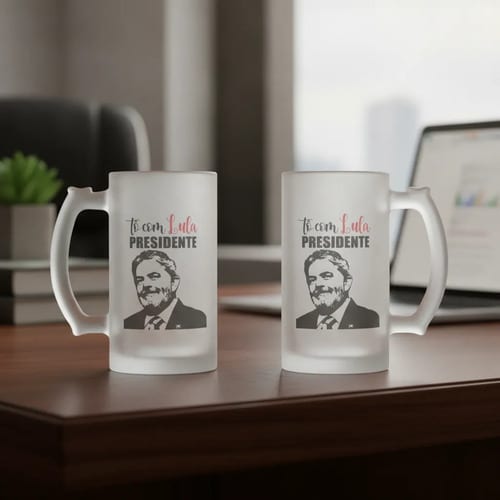 Caneca Chopp Cerveja Lula Personalizada 475ml - Outros (Corporativo)