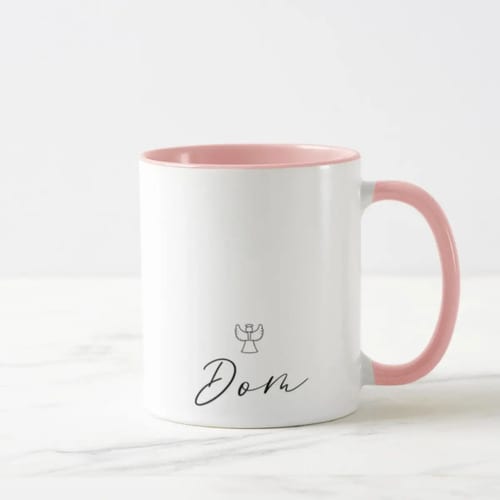 Caneca Presente Convite Especial com Nome Madrinha Batizado
