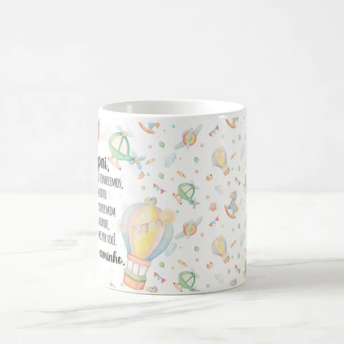 Caneca Presente Revelação de Gravidez Estou à Caminho Papai