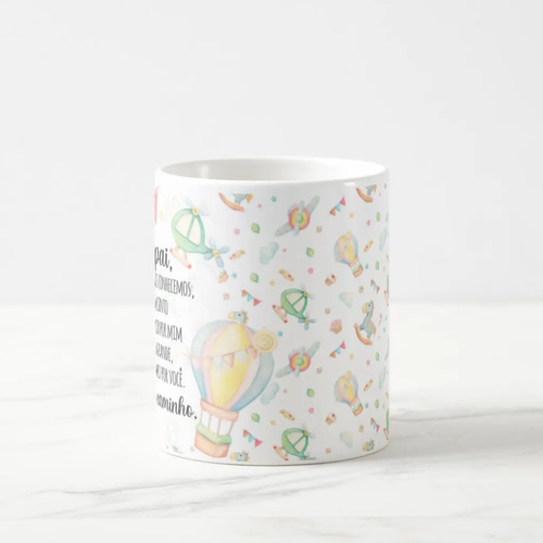 Caneca Presente Revelação de Gravidez Estou à Caminho Papai
