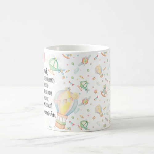 Caneca Presente Revelação de Gravidez Estou à Caminho Irmã