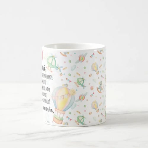 Caneca Presente Revelação de Gravidez Estou à Caminho Irmã