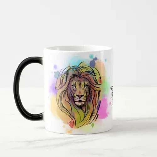 Caneca Mágica Jesus Leão De Judá Yeshua Salmo Presente