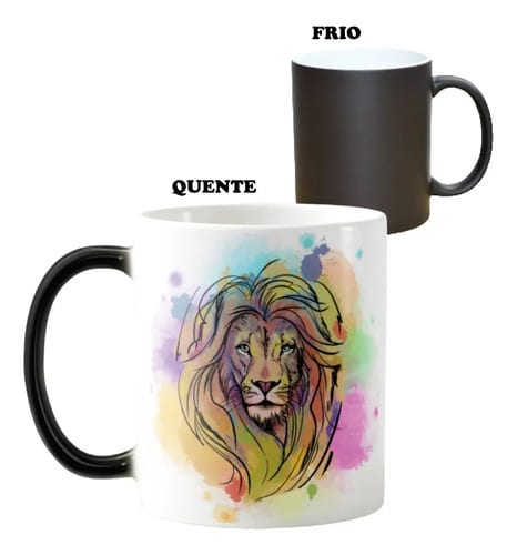 Caneca Mágica Jesus Leão De Judá Yeshua Salmo Presente