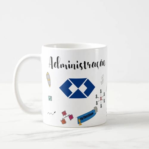 Caneca Personalizada Profissão Administração Pronta Entrega - Profissões (Administração)