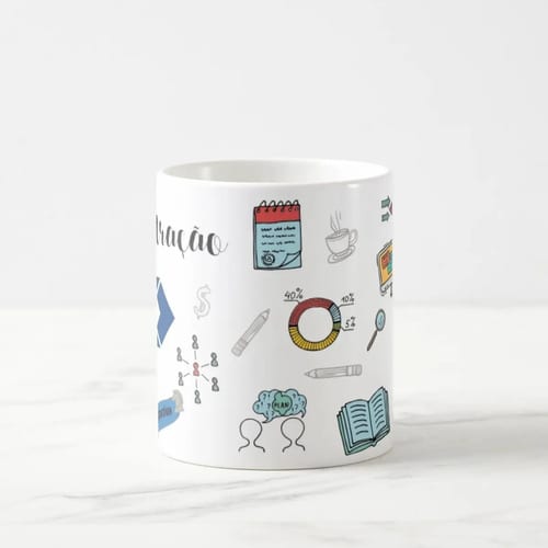 Caneca Personalizada Profissão Administração Pronta Entrega