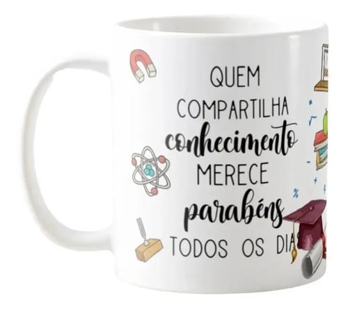 Caneca Presente Professor De Física Dia Dos Professores - Dia dos Professores (Física)
