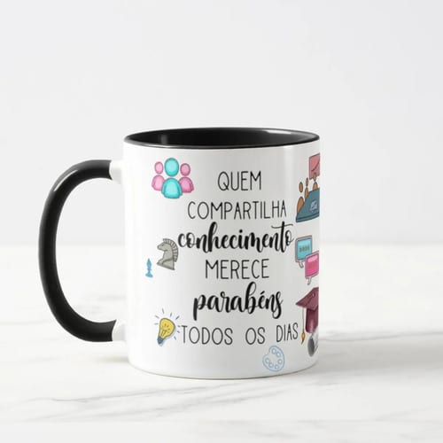 Caneca Presente Professores Coordenador Pedagógica Escola - Dia dos Professores (Coordenador(a))