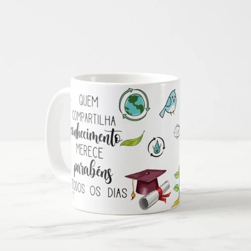 Caneca Presente Dia Dos Professores Professora Biologia