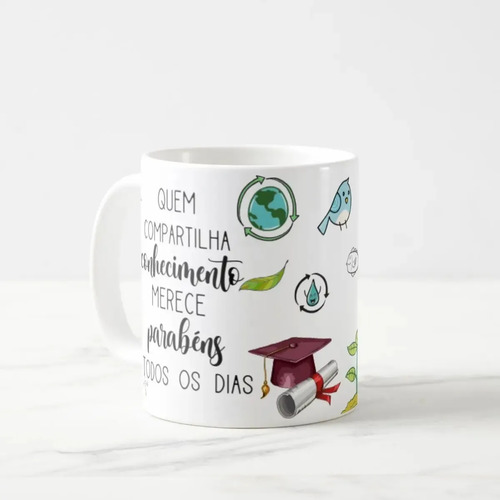 Caneca Presente Dia Dos Professores Professora Biologia
