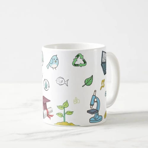 Caneca Presente Dia Dos Professores Professora Biologia