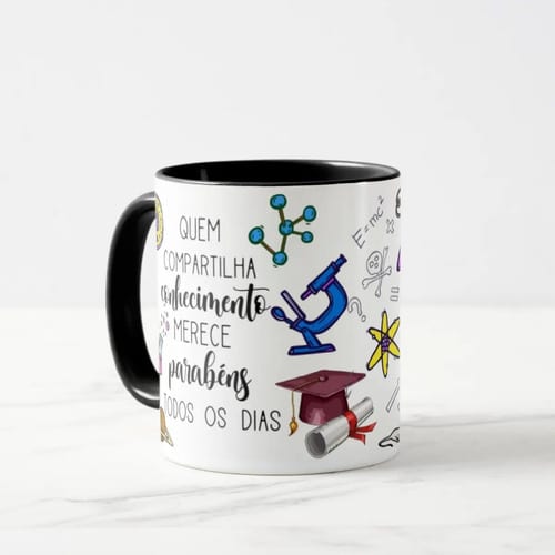 Caneca de Presente Dia dos Professores Professor de Ciências
