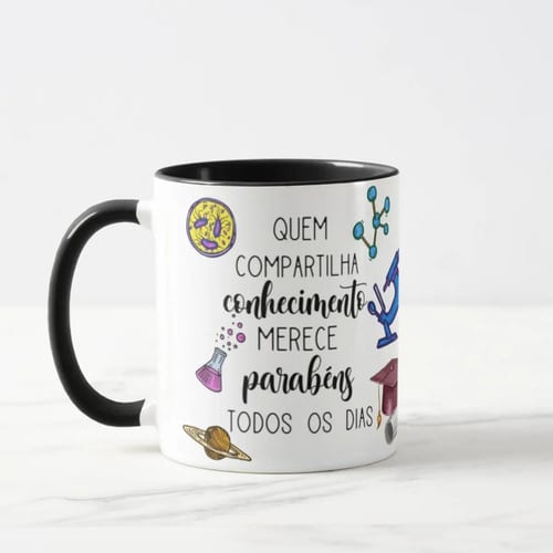 Caneca de Presente Dia dos Professores Professor de Ciências