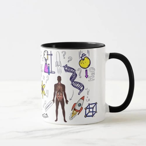 Caneca de Presente Dia dos Professores Professor de Ciências