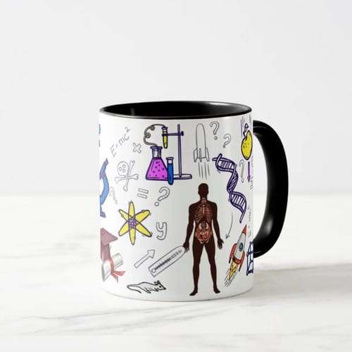 Caneca de Presente Dia dos Professores Professor de Ciências