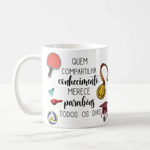 Caneca Presente Dia Do Professor Professor Educação Física