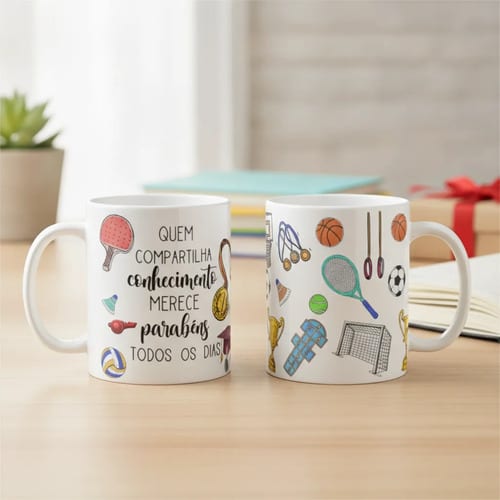 Caneca Presente Dia Do Professor Professor Educação Física - Dia dos Professores (Educação Física)