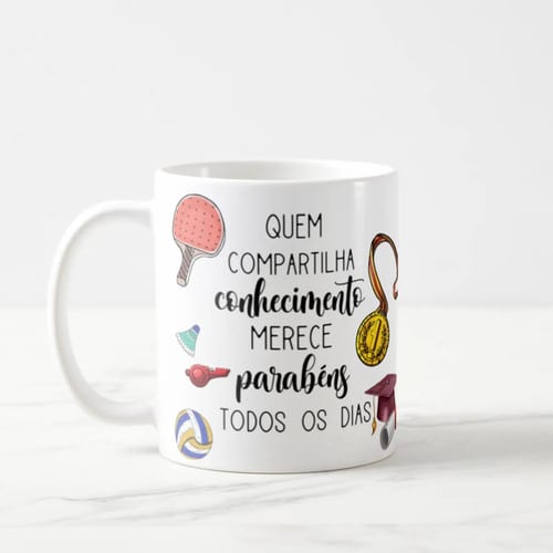Caneca Presente Dia Do Professor Professor Educação Física