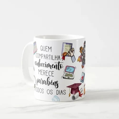 Caneca Presente Dia Dos Professores Para Secretaria Escolar