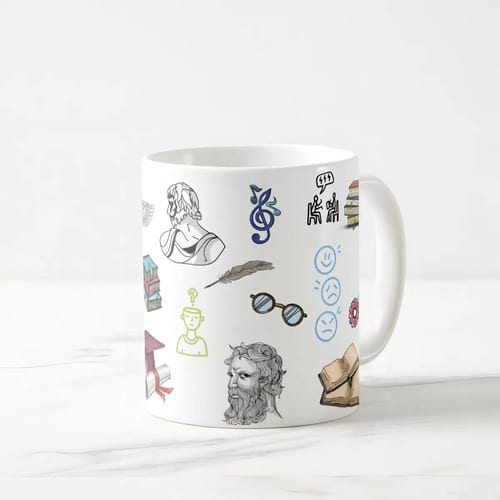 Caneca Presente Professor de Filosofia Pronta Entrega