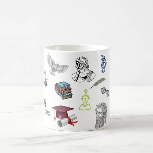 Caneca Presente Professor de Filosofia Pronta Entrega