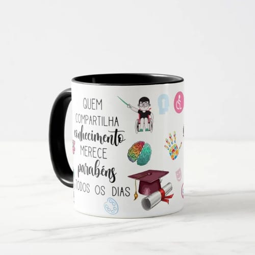 Caneca de Presente Dia das Professoras de Crianças Especiais