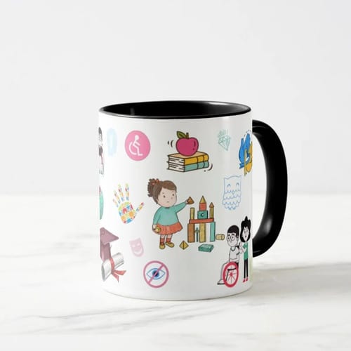 Caneca de Presente Dia das Professoras de Crianças Especiais