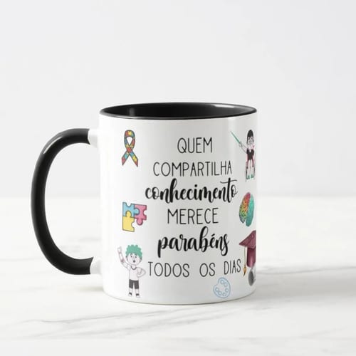 Caneca de Presente Dia das Professoras de Crianças Especiais
