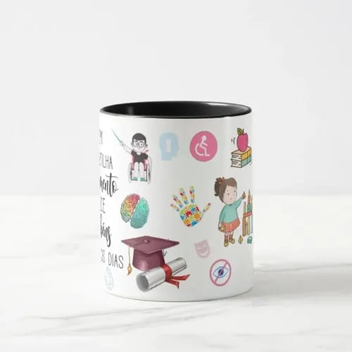 Caneca de Presente Dia das Professoras de Crianças Especiais