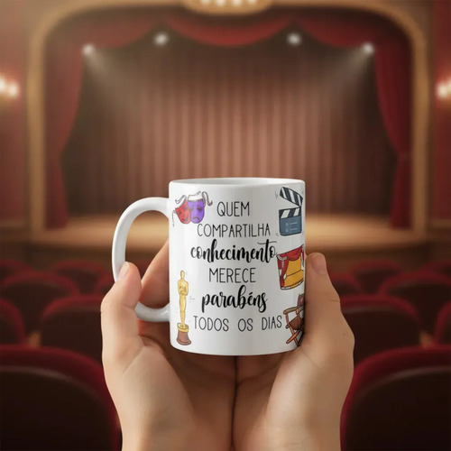 Caneca Presente Dia Dos Professores Professor De Teatro