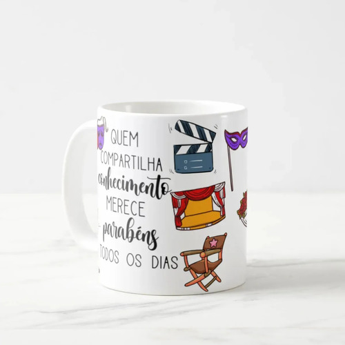 Caneca Presente Dia Dos Professores Professor De Teatro