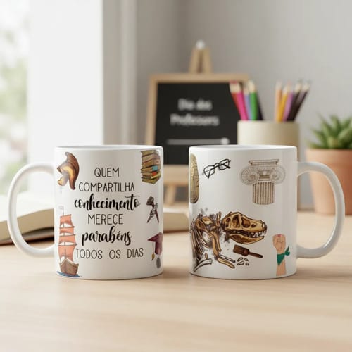 Caneca Professor História Pronta Entrega Dia dos Professores - Dia dos Professores (História)