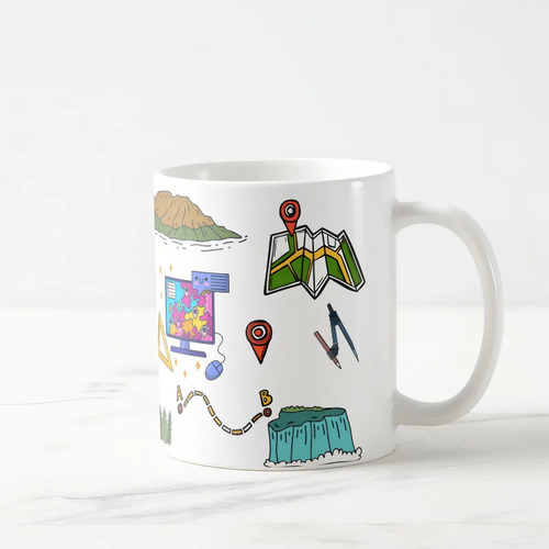 Caneca Presente Dia Dos Professores Professora Geografia