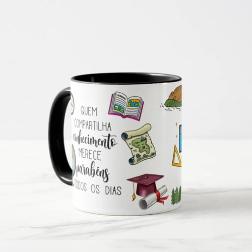 Caneca Presente Dia Dos Professores Professor De Geografia