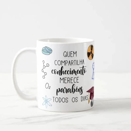 Caneca Presente Dia Dos Professores Professor De Química