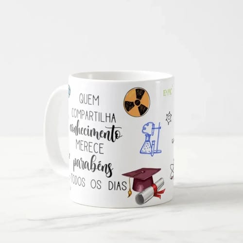 Caneca Presente Dia Dos Professores Professor De Química