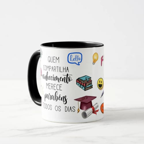 Caneca Professora de Inglês Pronta Entrega Dia dos Professores Presente ❤️