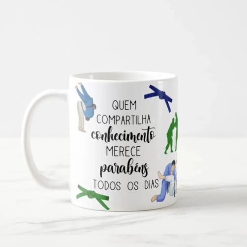 Caneca Presente Dia Dos Professores Professor De Judô