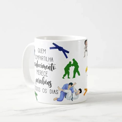 Caneca Presente Dia Dos Professores Professor De Judô