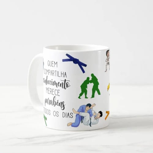 Caneca Presente Dia Dos Professores Professor De Judô