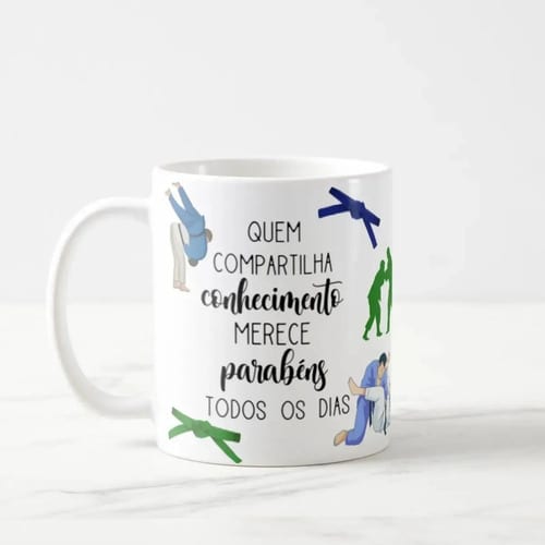 Caneca Presente Dia Dos Professores Professor De Judô