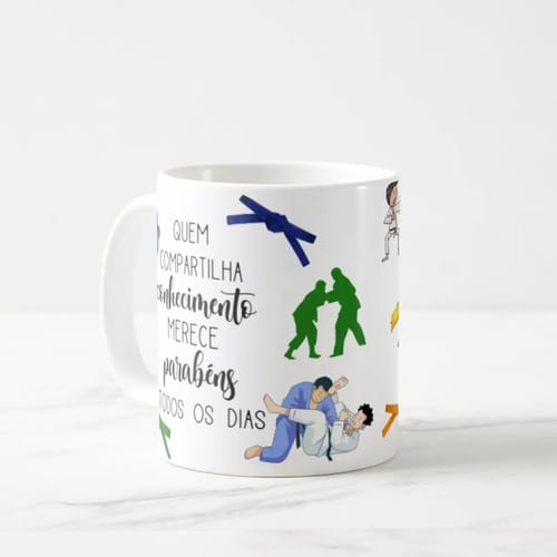 Caneca Presente Dia Dos Professores Professor De Judô
