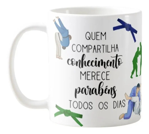 Caneca Presente Dia Dos Professores Professor De Judô - Dia dos Professores (Professor(a))
